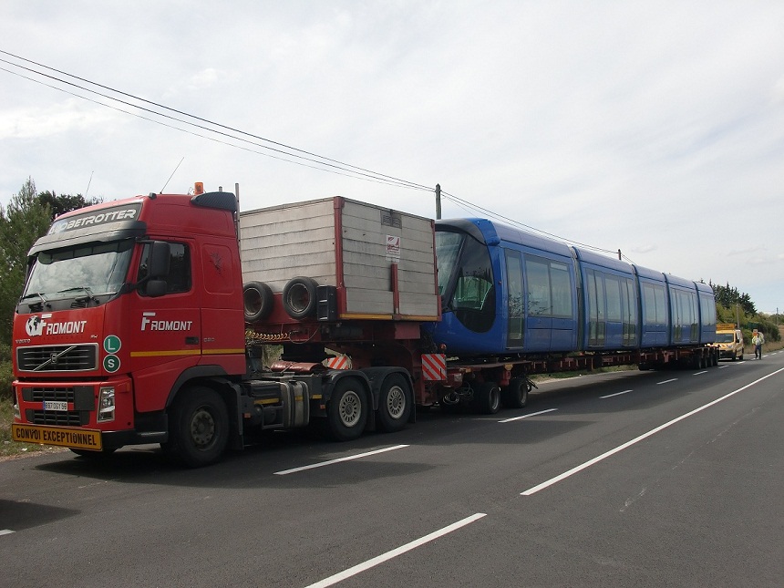 Second tronçon de la rame 2090 Citadis 402 Alstom
