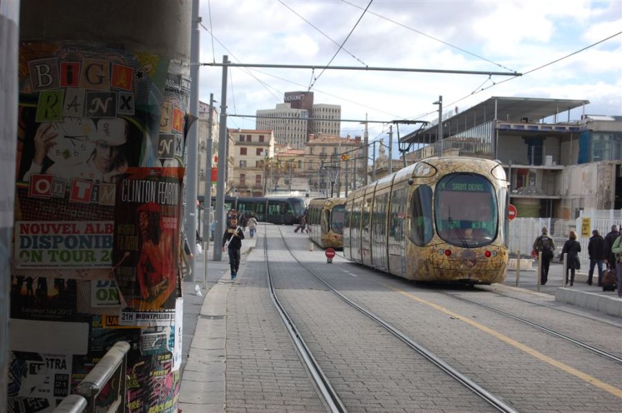 Les rames Citadis 302 Alstom de la ligne 4 en procession ce 24 avril 2012