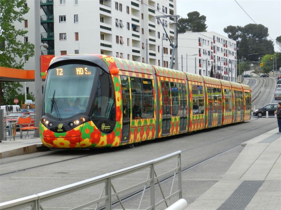 Rame 2095 Citadis 402 Alstom, le 25 avril 2012