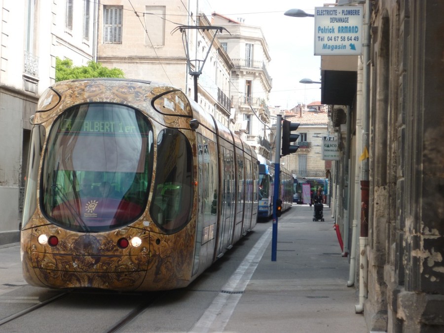 Rue André-Michel à Montpellier le 5 mai 2012