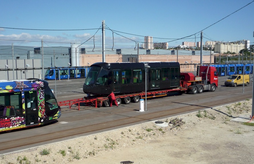 Rame 2086 Citadis 402 Alstom premier tronçon
