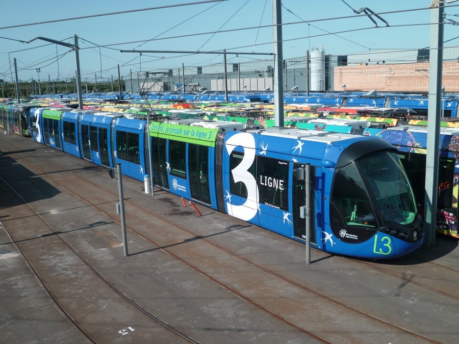 Rame 2091 Citadis 402 Alstom le 15 juillet 2012