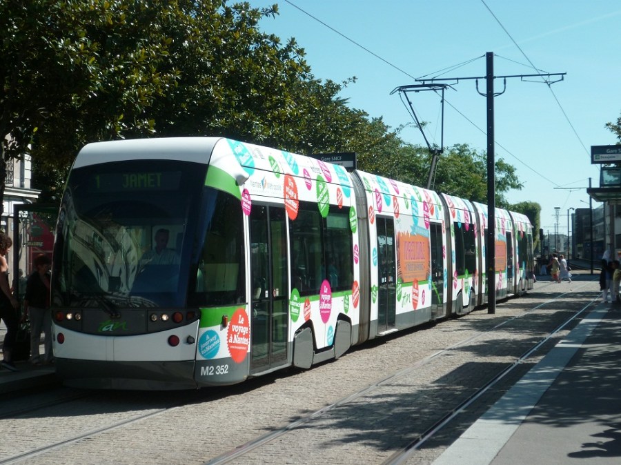 Station "Gare SNCF" à Nantes le 17 août 2012
